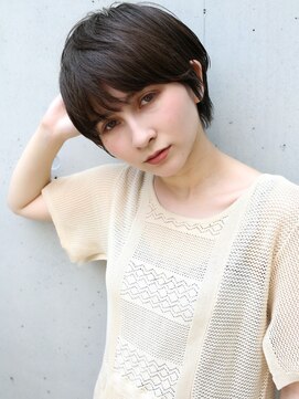アイビー 吉祥寺(aivee) 【透明感】王道ナチュラルショート×モノトーングレージュ