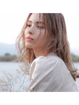 アニータバイガネイシャ(Aujua anita by ganesha) 透け感☆大人ミディ#髪質改善#長浜#ブリーチ#ダブルカラー