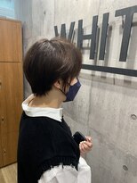 アンダーバーホワイト 南海難波店(_WHITE)&nbsp;丸みショート