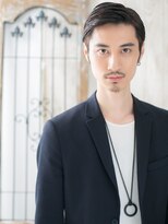 トニーアンドガイ メン 与野駅前店(TONI&GUY MEN)&nbsp;ジェントルな暗髪ダークアッシュ七三オールバックd
