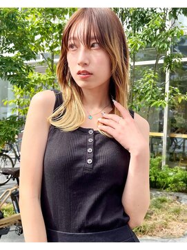 ロンドプロフィール 浦和(Lond profil) 蒲生優 【薄めシースルー韓国風くびれヘア】【浦和】