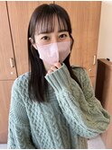 薄め前髪でこなれヘア♪