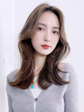 アイティー バイ アルバム 浦和店(IT by ALBUM) アッシュグレーワンホンヘア_大人ガーリーチョコレート_29186