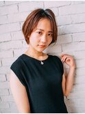 大人ショートボブ