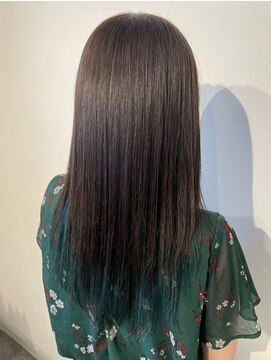ベルメール ヘアー(Belle mer hair) 髪質改善ストレート グレージュ デザインカラー