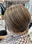 白髪ぼかしハイライト