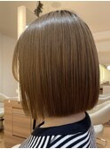 切りっぱなしボブ