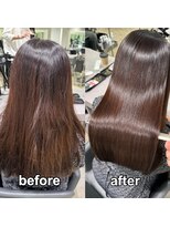 キュア 表参道(CURE)&nbsp;黒髪/グレージュカラー/ココアベージュ/ヘルシーロング/表参道