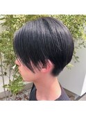 ショートヘア/ブルーブラッ/ハンサムショート/ショートレイヤー