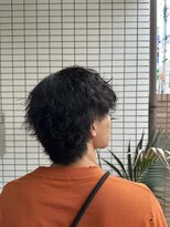 スウェル 船橋店(Swell)&nbsp;ウルフ/アッシュブラック/カルマパーマ/ベリーショート/船橋3