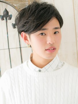 モッズヘア メン 上尾東口店(mod's hair men) 黒髪セクシーアッシュオリーブのスマートミディW上尾