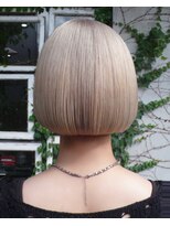 チクロ(ticro) 【チクロ】20代30代丸みボブミルクティーベージュ