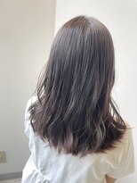 アルファ(Hair Salon alpha)&nbsp;【大人可愛い×透明感】オリーブベージュ×ミディアムヘア