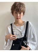 ベージュショート