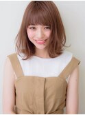 say.メルティカラーフェミニンボブパーマウェーブミディアム韓国