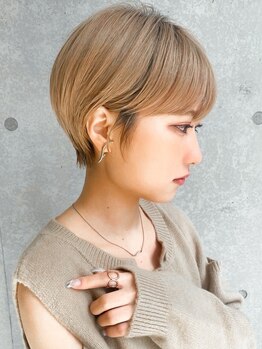 アッシュ 高幡不動店(Ash)の写真/乾かすだけで綺麗にまとまるショートカット！前髪カットにもこだわり抜いた計算された仕上がり【高幡不動】