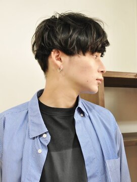 ヘアー ミッション 心斎橋店(hair Mission) メンズ/ニュアンスパーマ/マッシュショート