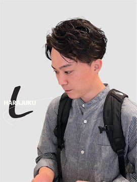 ラレイ ハラジュク(Lalei harajuku) 原宿ツーブロックスパイラルパーマニュアンスパーマメンズパーマ