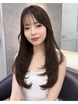 韓国レイヤー/韓国風/ボブ/髪質改善/黒髪/ブリーチなし〔池袋〕