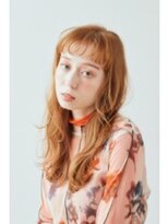 エミクレール 高崎店(EMI CLAIR)&nbsp;オレンジカラーゆるウェーブパーマ