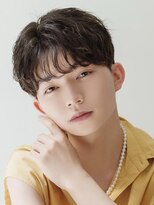 ページ(page,)&nbsp;韓国ヘアカルマパーマコンマバングセンターパート黒髪ウルフ