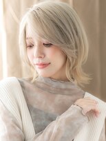 カバーヘア ブリス 上尾西口店(COVER HAIR bliss) ハイトーンカラーホワイトシルバークラゲヘアーY上尾20代30代