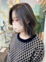 ロマーリ 岡山店(LOMARLIE)&nbsp;コントラストハイライトカラー×大人デザイン