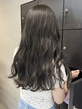 ヘアー アイス ルーチェ(HAIR ICI LUCE) ブリーチなし暗めカラーヘーゼルグレージュオリーブグレー/今枝