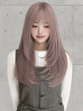 ランテルディ 渋谷(LANTERDIT) グレージュカラー　ホワイトグレージュ　ベージュ　レイヤー