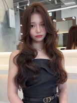 ロンドミラー 博多店(Lond Mirror)&nbsp;ミディアムヘア/暗めカラー/デザインカラー/グランマッシュ