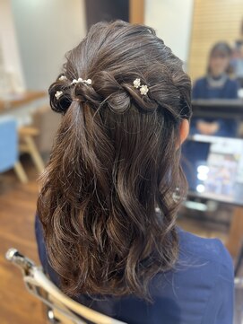 エスポワール(Espoir) お呼ばれハーフアップ