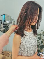 ミッシュバイアーバン(misch by urban.)&nbsp;レイヤーカット/ラベンダーカラー/フェイスレイヤー 【堀 春菜】