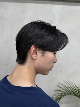 ニコ トウキョウ ロジック(nico TOKYO Logic) メンズセンターパート曲がる縮毛矯正アップバング