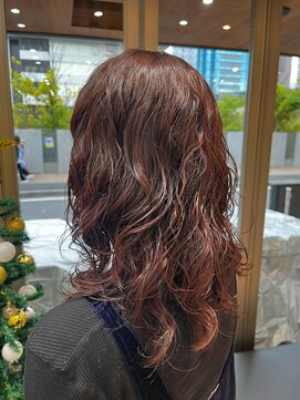 巻き髪風パーマ