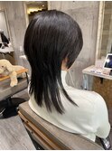 マッシュウルフ/黒髪