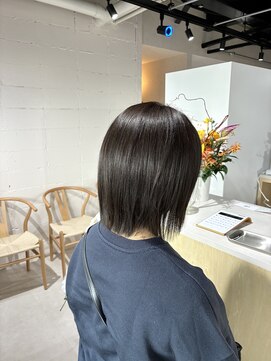 ミー 岡崎(mii) 髪質改善オリーブグレージュ