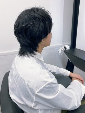 グランドライン(GRAND LINE) 《GRANDLINE友田千栄》メンズ黒髪ウルフスタイル　韓国ヘア