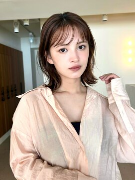 エンス 銀座(Ence) 暗めカラー/韓国風巻き/レイヤーカット/髪質改善/縮毛矯正/銀座