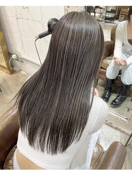 ノラ ヘアーサロン(NORA HAIR SALON) 【中迫】大人の上品なハイライトカラー白髪ぼかし 脱白髪染め