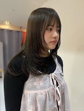ノラキチジョウジ(NORA KICHIJOJI) 姫カットレイヤー顔周りレイヤーカットシースルーバングトレンド