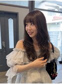 たっぷりレイヤー×ナチュラルベージュ