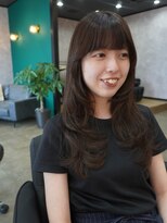 トラント ミル(TRENTEMILLE) マロンベージュ×レイヤーカット