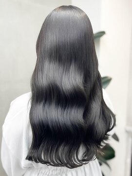 レガロ 日立 常陸多賀(Legalo) 艶髪/髪質改善/大人可愛いブルーブラック/ブリーチなし夏カラー