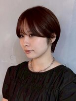 ディルト 代々木上原(DILT)&nbsp;クールハンサムショート大人女性丸みショートレッドブラウン
