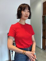 ヘアーアイストゥーレ(HAIR ICI TRE)&nbsp;ボブパーマぷつっとボブボブレイヤーニュアンスパーマミニボブ
