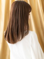 カバーヘア ブリス 志木南口駅前店(COVER HAIR bliss)&nbsp;ヘーゼルブラウンバタフライカット美髪レイヤーロング30代40代W