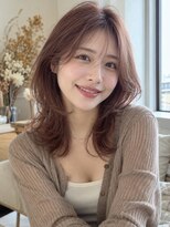 ラファンジュ ヘアー(Rohange hair)&nbsp;ハニーブラウン/流しバング/シアーバング