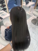 ロンドルピナス 小倉(Lond Lupinus)&nbsp;縮毛矯正/ワンホンレイヤー/ミルクティーブランド/ダークブルー