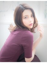 ヘアアンドメイク エジェリ(hair&make egerie) 大人かきあげロブ3 インナーカラー 恵比寿