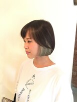 ヘアーアンドライフスタイル ルカヒ(Hair Life style LUKAHI)&nbsp;【lukahi】アクセサリーカラー ×シンプルボブ